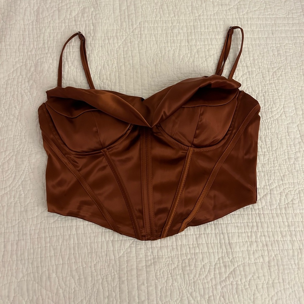 Brown Corset Top
